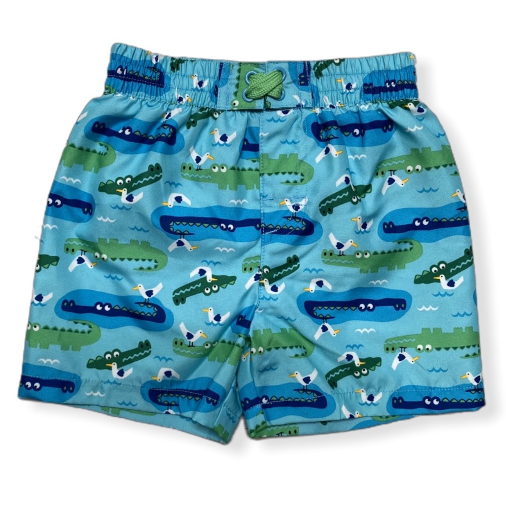 Baby Boy Infant Alligator Swim Trunks